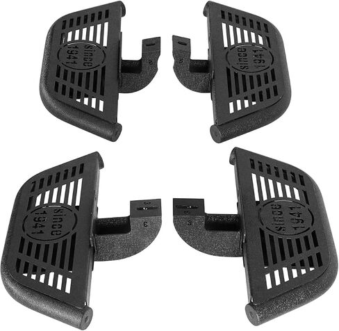 Hoke Road 4PCS Running Boards Severy 4 Doors for 2007-2018 Jeep Wrangler JK Unlimited JKU 4-DOOR in Saudi Arabia