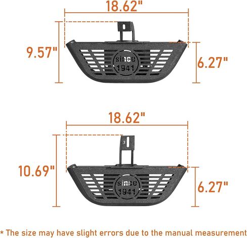Hoke Road 4PCS Running Boards Severy 4 Doors for 2007-2018 Jeep Wrangler JK Unlimited JKU 4-DOOR in Saudi Arabia