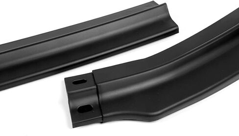 Q1-TECH, Front Bumper Lip fit for Compatible with 2008-2015 Mitsubishi Lancer Evolution EVO X, Front Bumper Lip Spoiler Air Chin Body Kit Splitter, R-Style (Matt Black) in Saudi Arabia