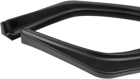 Q1-TECH, Front Bumper Lip fit for Compatible with 2008-2015 Mitsubishi Lancer Evolution EVO X, Front Bumper Lip Spoiler Air Chin Body Kit Splitter, R-Style (Matt Black) in Saudi Arabia