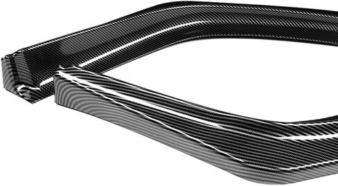 Q1-TECH, Front Bumper Lip fit for Compatible with 2008-2015 Mitsubishi Lancer Evolution EVO X, Front Bumper Lip Spoiler Air Chin Body Kit Splitter, R-Style (Matt Black) in Saudi Arabia