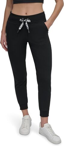 DKNY LOME'S LOPORTRING FLEECE GOGGER SWEENTPANT ، أسود ، صغير in Saudi Arabia