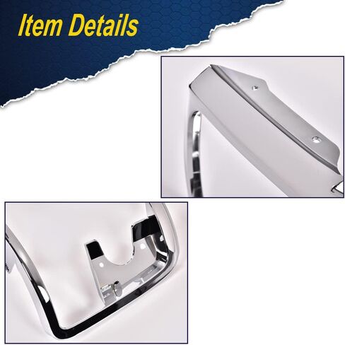G-Plus Grille Headlus Door Door Nezel مجموعة كروم متوافقة مع 1992-1996 Bronco/1992-1997 Ford F150 F250 F350Trim Door Prastender & Driver Side 2PCS Gloss Black in Saudi Arabia