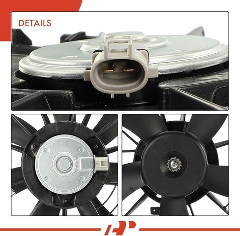 مجموعة مروحة التبريد المبرد A-premium متوافقة مع نماذج Toyota Select-RAV4 2006-2008 2.4L ، RAV4 2009-2012 2.5L-استبدل# 1636328170 ، 1671128230 in Saudi Arabia