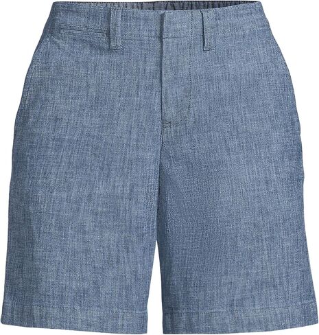 Lands 'End Women's Plus Size Size Back Classic 7 "Chino Shorts in Saudi Arabia