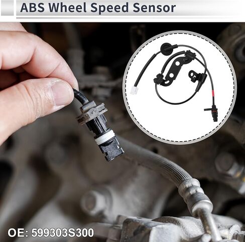 مستشعر سرعة عجلات ABS المستشعر الخلفي لاستشعار نظام الفرامل المضاد للانغلاق رقم 599303S300 لـ Hyundai Sonata L4 2.4L 2011-2012 in Saudi Arabia