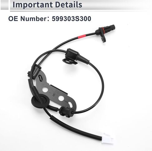 مستشعر سرعة عجلات ABS المستشعر الخلفي لاستشعار نظام الفرامل المضاد للانغلاق رقم 599303S300 لـ Hyundai Sonata L4 2.4L 2011-2012 in Saudi Arabia