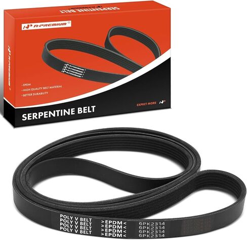 A-Premium Engine Serpentine Drive Belt Compatible with Mazda 3 2007-2009 2.3L, 6 2006-2007 2.3L - Replace# L3K915909 in Saudi Arabia