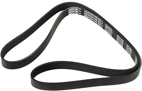 EPDM Serpentine Belt Fit 2001-2006 لـ BMW 330CI 530i ، 2001-2005 325i 325xi ، 1997-2000 528i 328i 328CI #6PK1538 in Saudi Arabia