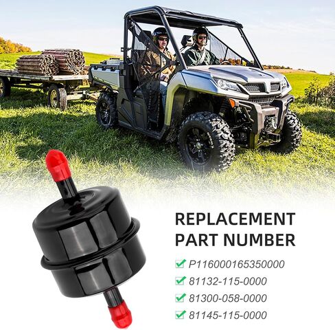 مرشح الوقود في Jerbor INLINE 5/16 "مناسب لـ Hisun UTV 400 450 500 550 700 750 800 1000 ، لـ Massimo MSU500 MSU700 ، للمحور 500 700 ، لـ Cub Cadet Geardsport in Saudi Arabia