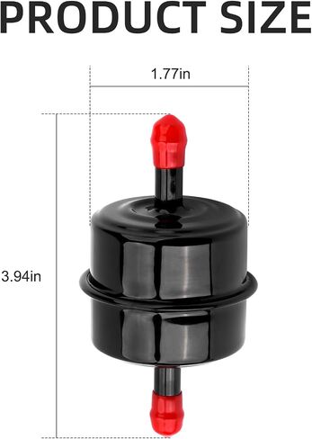 مرشح الوقود في Jerbor INLINE 5/16 "مناسب لـ Hisun UTV 400 450 500 550 700 750 800 1000 ، لـ Massimo MSU500 MSU700 ، للمحور 500 700 ، لـ Cub Cadet Geardsport in Saudi Arabia