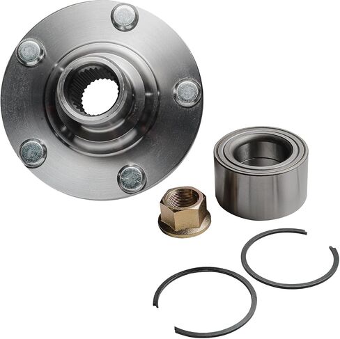 Detroit Axle - Front Wheel Bearing Hubs for 02-06 Nissan Altima 00-08 Maxima Infiniti I30 I35, Replacement 2002 2003 2004, 2005 2006 X-Trail Wheel Bearing and Hubs Assembly Set in Saudi Arabia