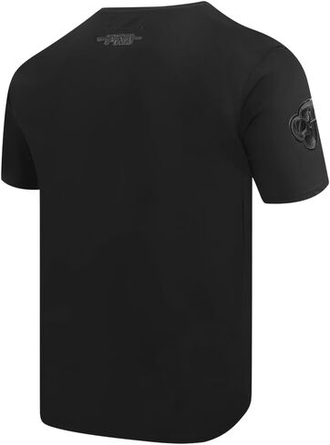 Mens WNBA Classic Triple Black Cotton Short Sleeve Tee in Kuwait