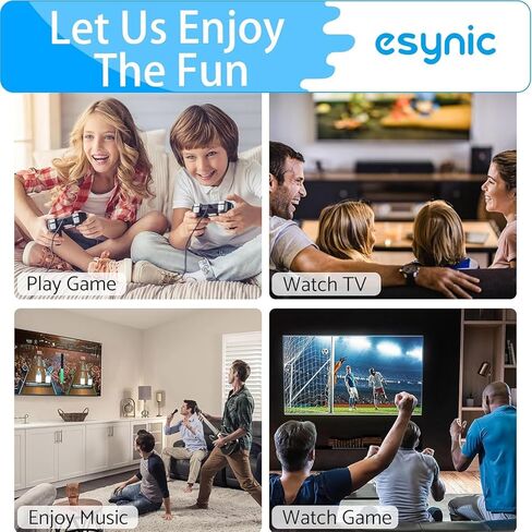 eSynic Professional RCA to Optical Audio Converter Alloy Shell Analog to Digital Audio Converter 2.1M/7ft RCA to Optical Cable PCM Audio RCA in to Optical Out Adapter for CD Player to Soundbar etc in Kuwait