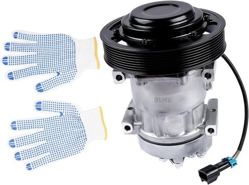 20721587 استبدال ضاغط A/C لـ Volvo VNL/VNM/VAH/VHD 2008 2009 2010 2011 2012 2014 2015 2015#استبدال 4326 4326U 206RD52M 206RD53M 206RD53MF A/C Air Compressor in Saudi Arabia