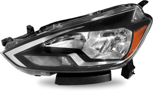 SOCKIR Halogen Headlight Assembly Compatible with 2016-2019 Nissan Sentra Headlamp 4-Door Sedan Right Passenger Side in Saudi Arabia