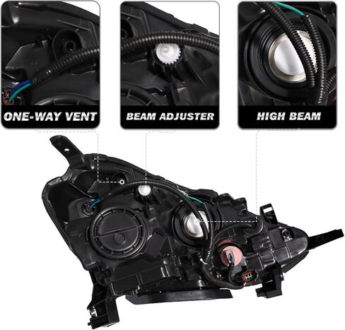 SOCKIR Halogen Headlight Assembly Compatible with 2016-2019 Nissan Sentra Headlamp 4-Door Sedan Right Passenger Side in Saudi Arabia