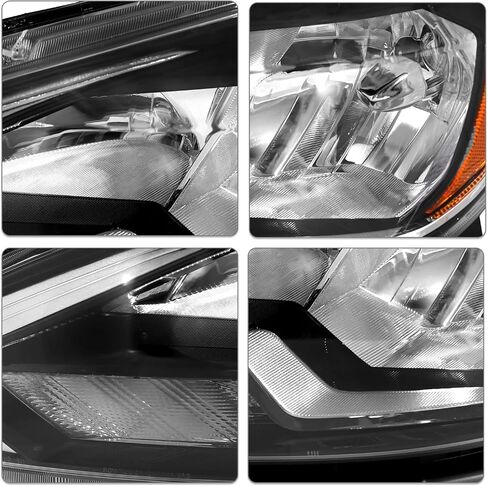 SOCKIR Halogen Headlight Assembly Compatible with 2016-2019 Nissan Sentra Headlamp 4-Door Sedan Right Passenger Side in Saudi Arabia