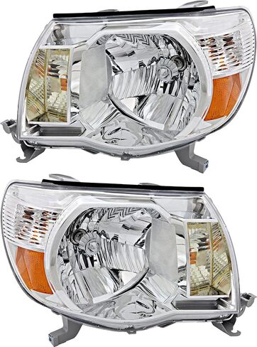 For Toyota Tacoma Headlights Lamps Set 2005 2006 2007 2008 2009 2010 2011 Halogen Driver and Passenger Side in Saudi Arabia