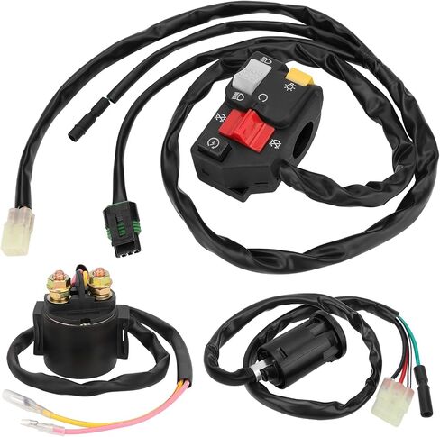 M MATI Handlebar Key Starter Relay Switch Kit for Honda TRX250EX 250EX 2001-2005 35020-HN6-003 35100-HM8-000 35850-HM8-A41 in Saudi Arabia