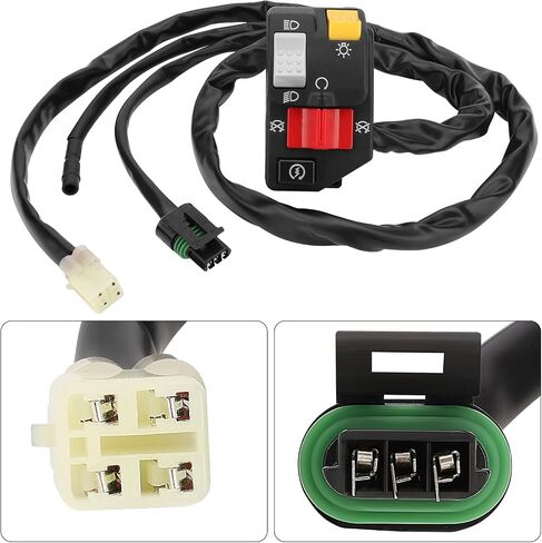 M MATI Handlebar Key Starter Relay Switch Kit for Honda TRX250EX 250EX 2001-2005 35020-HN6-003 35100-HM8-000 35850-HM8-A41 in Saudi Arabia