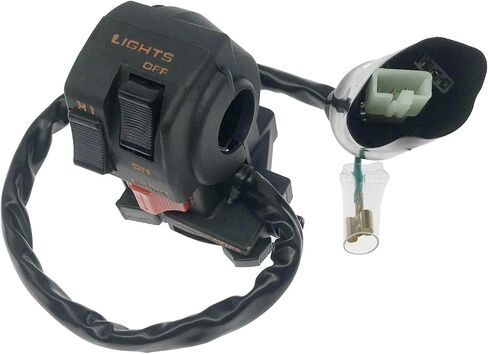 Autu Parts ATC250SX Ignition Key Handlebar Switch Honda ATC 1985-1987 ATC250SX ATC250, Compatible with Honda Big Red ATC250 ATC 250 ATC250SX 1985-1987 Headlight Switch 35200-HA0-681 in Saudi Arabia