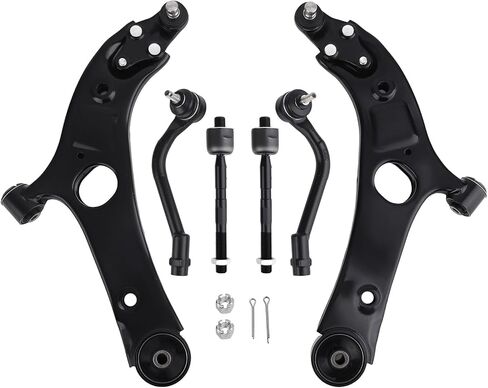 MaxPeedingrods 6pc مجموعة ذراع التحكم السفلى في Hyundai Sonata 2011-2013 ، Azera 2012-2014 ، ل Kia Optima 2011-2015 ، Cadenza 2014-2016 3.3L in Kuwait