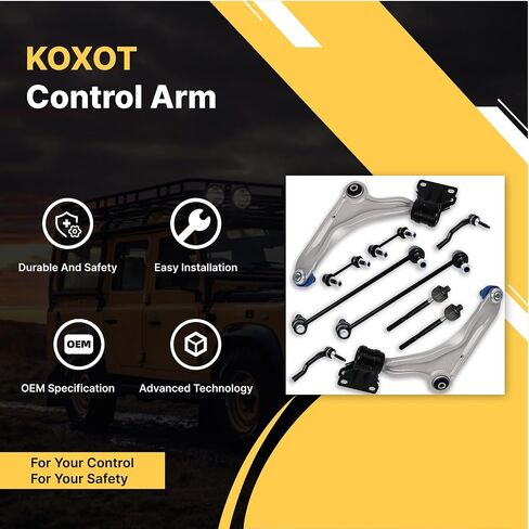 10Pc Front Lower Control Arm Sway Bar Links Tie Rod for Ford 2013 2014 2015 2016 2017 Fusion, for Lincoln 2013 2014 15 16 17 2018 MKZ, K623000 K623001 K750740 K750744 ES801110 ES801109 EV801122 in Kuwait