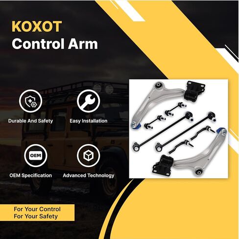 10Pc Front Lower Control Arm Sway Bar Links Tie Rod for Ford 2013 2014 2015 2016 2017 Fusion, for Lincoln 2013 2014 15 16 17 2018 MKZ, K623000 K623001 K750740 K750744 ES801110 ES801109 EV801122 in Kuwait