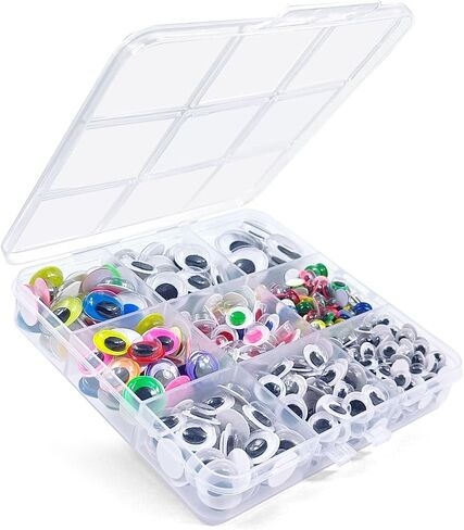 520 Pcs Wiggle Googly Eyes with Self-Adhesive in Saudi Arabia