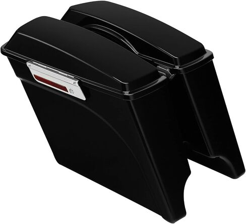 TCMT 5" Stretched Hard Saddle Bags Latch Fit For Harley Touring Models CVO Road Glide Road King Street Glide Electra Glide Ultra Classic 1994-2013 in Saudi Arabia