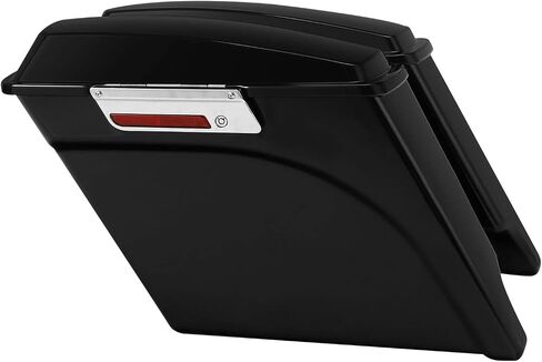TCMT 5" Stretched Hard Saddle Bags Latch Fit For Harley Touring Models CVO Road Glide Road King Street Glide Electra Glide Ultra Classic 1994-2013 in Saudi Arabia