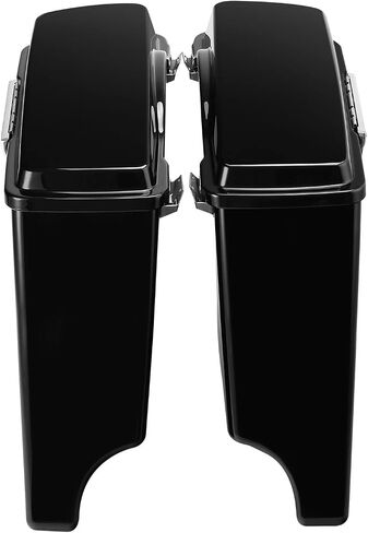 TCMT 5" Stretched Hard Saddle Bags Latch Fit For Harley Touring Models CVO Road Glide Road King Street Glide Electra Glide Ultra Classic 1994-2013 in Saudi Arabia