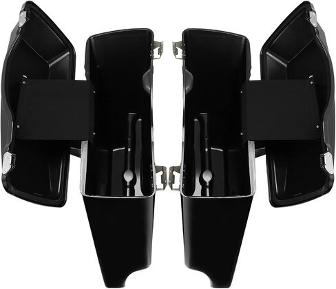 TCMT 5" Stretched Hard Saddle Bags Latch Fit For Harley Touring Models CVO Road Glide Road King Street Glide Electra Glide Ultra Classic 1994-2013 in Saudi Arabia