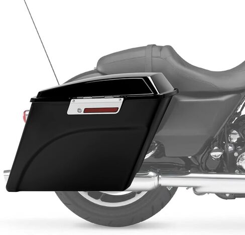 TCMT 5" Stretched Hard Saddle Bags Latch Fit For Harley Touring Models CVO Road Glide Road King Street Glide Electra Glide Ultra Classic 1994-2013 in Saudi Arabia