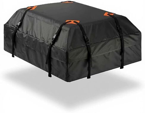 Car Rooftop Cargo Bag, Soft-Sided Storage Carrier with Anti-Slip Mat for Bare Roof, Roof Rack (44.1″*34.3″*17.3″) in Kuwait