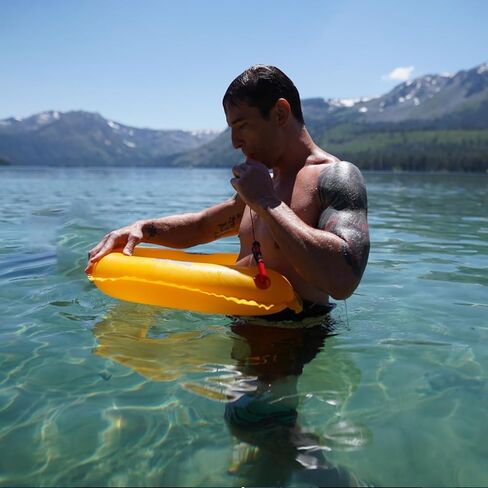 حزمة حزام قابلة للنفخ يدويًا من Owntop، سترة سباحة للبالغين مع أنبوب نفخ وصفارة، تتضمن أسطوانة ثاني أكسيد الكربون 24 جم، ملف تعريف منخفض للتجديف بالكاياك، وصيد الأسماك، ورياضات المجداف in Kuwait