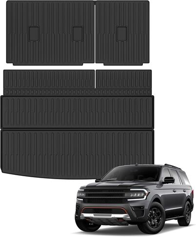 حصيرة سرير الشاحنة مناسبة لجميع الأحوال الجوية لسيارة Ford Maverick (تشمل الهجين) 2025 2024 2023 2022 TPE ملحقات سرير الشاحنة Maverick لجميع المواسم عديمة الرائحة ومضادة للانزلاق باللون الأسود in Saudi Arabia