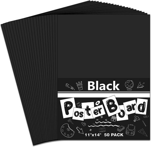 50 Pack White Poster Boards, 11"x14" White Poster Paper Heavyweight Poster Board Bulk Blank Poster Board for Art Display Board,Classroom Use,School Craft Project,Presentation Drawing in Kuwait