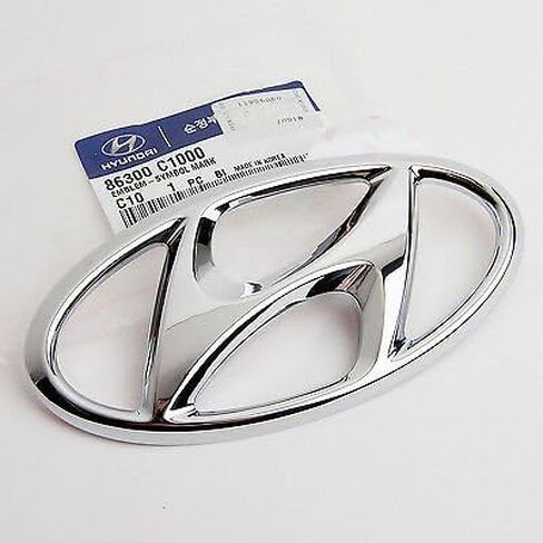 Genuine OEM Hyundai Sonata Trunk 'H' Emblem for 2015+ 86300-C1000 in Kuwait
