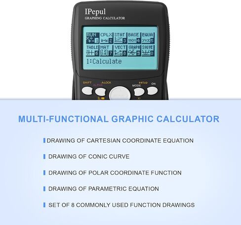 Scientific Calculators with Graphing Calculator, Ipepul Desktop Math Calculator for College Students,10 Modes/ 4 Graphing Functions, School Supplies for Middle High School Teachers Office in Kuwait