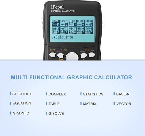 Scientific Calculators with Graphing Calculator, Ipepul Desktop Math Calculator for College Students,10 Modes/ 4 Graphing Functions, School Supplies for Middle High School Teachers Office in Kuwait