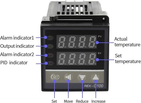 REX-C100 Temperature Digital Display Controller in Saudi Arabia