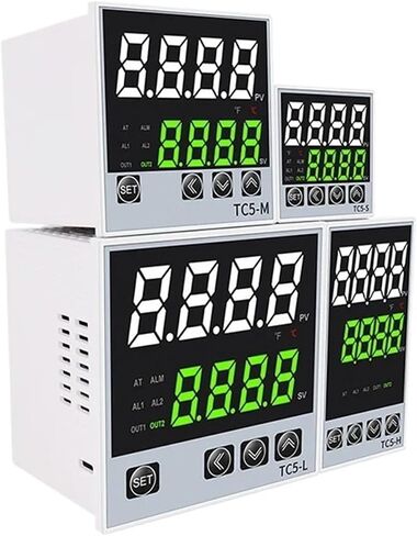 TC5 Series Digital Display درجة حرارة وحدة تحكم AC220-240V الإدخال العالمي الإدخال المزدوج تحكم PID تحكم في ترموستات (TC5-H) in Saudi Arabia