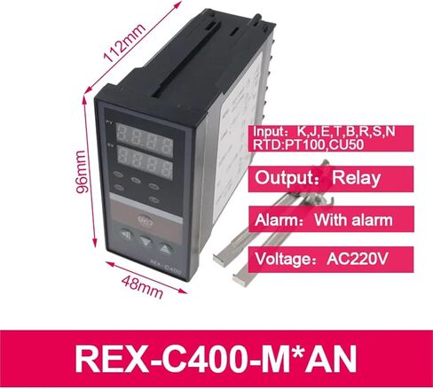 REX-C100 PID وحدة تحكم درجة الحرارة الذكية REX C400 C700 C900 ترموستات ترحيل SSR الناتج الحراري الحراري (REX-C100-M) in Saudi Arabia