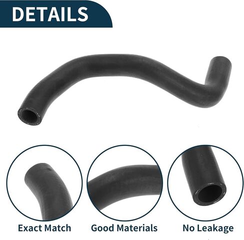 Radiator Hose for Mercedes-Benz CLA250 2014-2019 GLA250 2015-2020 Good Sealing No.A2465010258 Engine Coolant Water Hose Black 1 Pc in Saudi Arabia