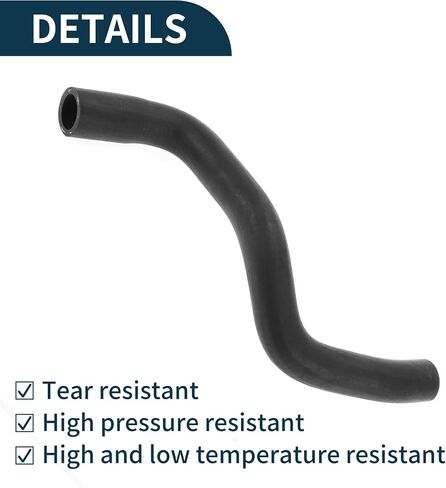 Radiator Hose for Mercedes-Benz CLA250 2014-2019 GLA250 2015-2020 Good Sealing No.A2465010258 Engine Coolant Water Hose Black 1 Pc in Saudi Arabia