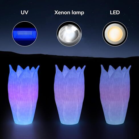 خيوط طابعة ثلاثية الأبعاد AMOLEN تتوهج في الظلام متعددة الألوان سريعة التغيير 1.75 مم، حزمة 5 أمتار باللون الأخضر والأزرق والأزرق الأرجواني، خيوط PLA 1.75 مم، خيوط طباعة لامعة ثلاثية الأبعاد 200 جرام × 4 عبوات in Kuwait