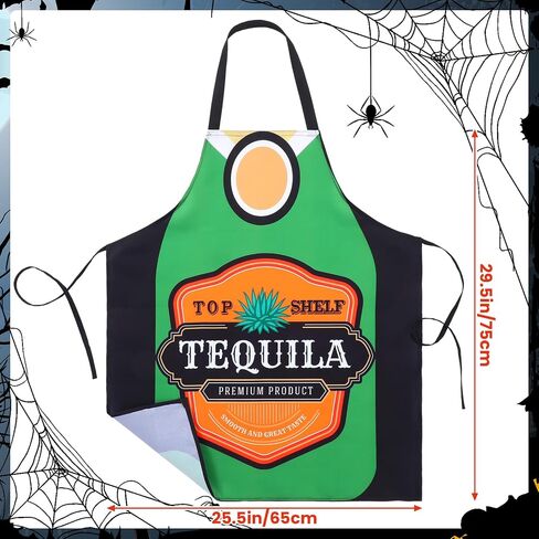 MePase 3 PCS Halloween Coil Comples Compons للبالغين Tequila زجاجة الليمون شريحة وملح الملح لشرب هالوين فستان غذاء ملابس تأثيري الزي إكسسوارات in Saudi Arabia