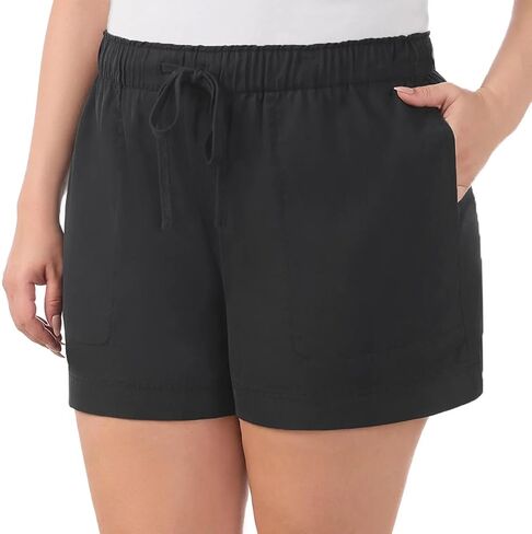 Hilary Radley Womens Lightweight Pull-on Tencel Short in Kuwait